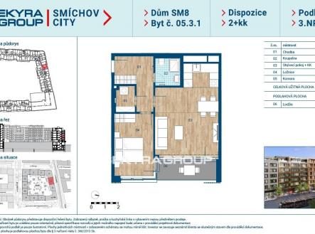 Prodej bytu, 2+kk, 55 m²