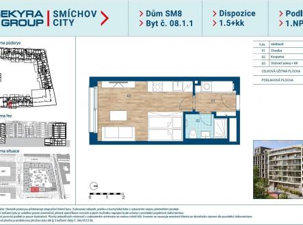 Prodej bytu, 1+kk, 27 m²