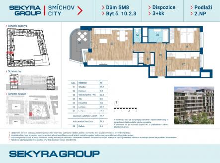 Prodej bytu, 3+kk, 80 m²