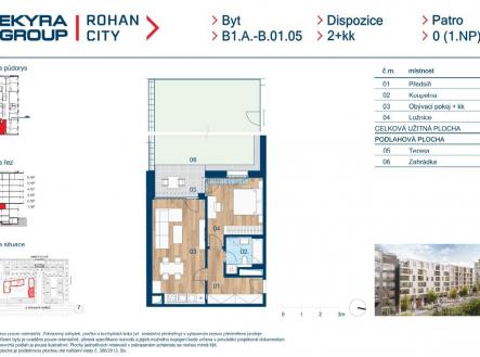 Prodej bytu, 2+kk, 53 m²