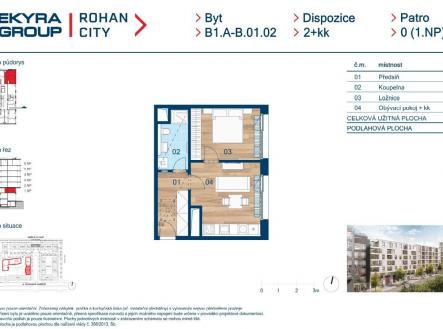 Prodej bytu, 2+kk, 40 m²