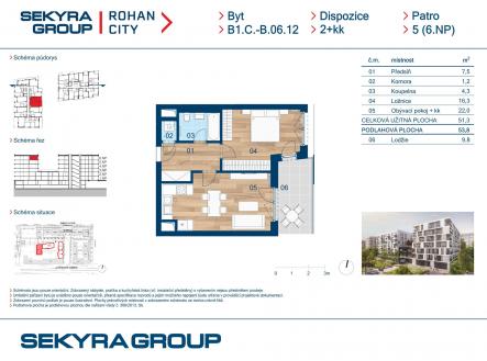 Prodej bytu, 2+kk, 51 m²