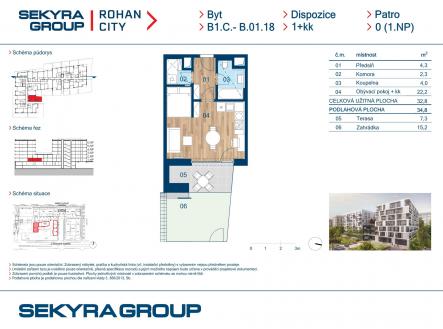 Prodej bytu, 1+kk, 33 m²