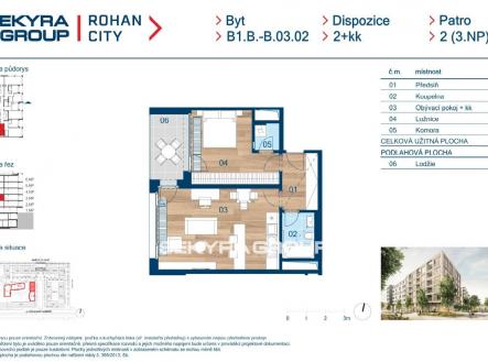 Prodej bytu, 2+kk, 55 m²