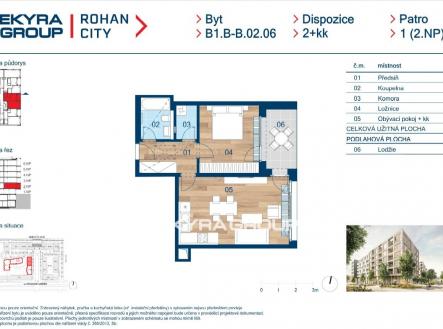 Prodej bytu, 2+kk, 52 m²
