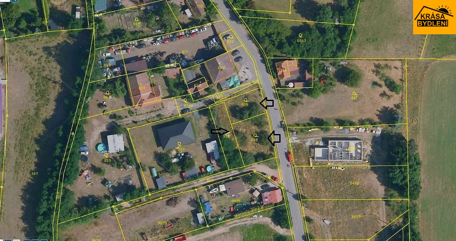 Prodej pozemků v Tišicích, Kozly