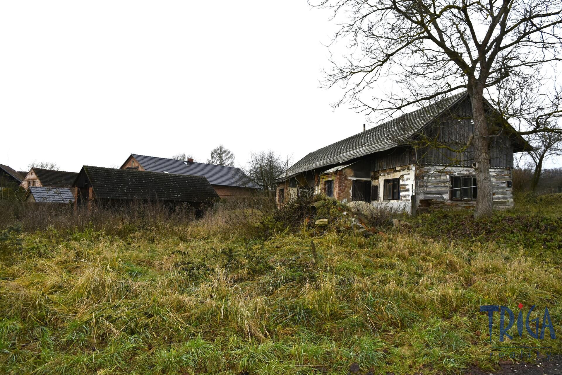 Lužany - starší rodinný dům určený k rekonstrukci s pozemkem 1656 m2