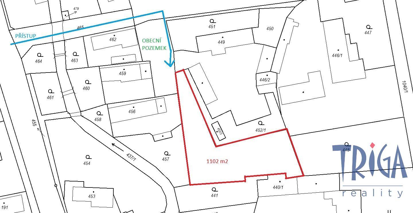 Jasenná - Stavební pozemek 1 102 m2