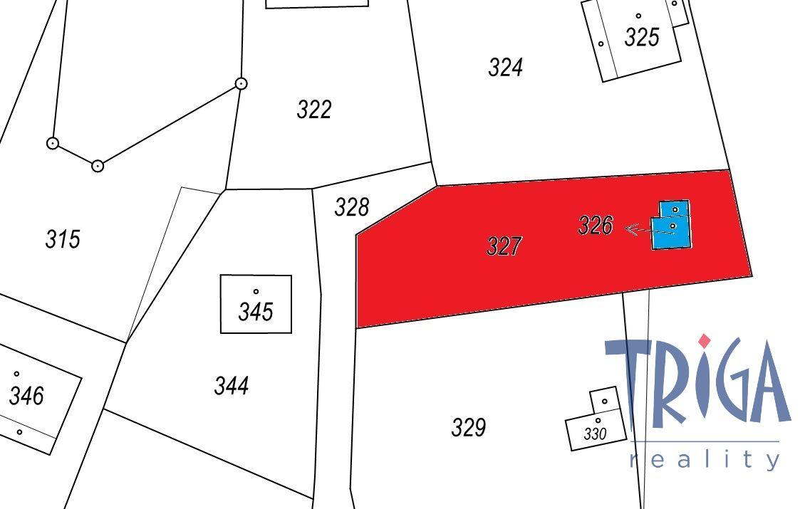 Církvice - Prodej pozemku s chatou