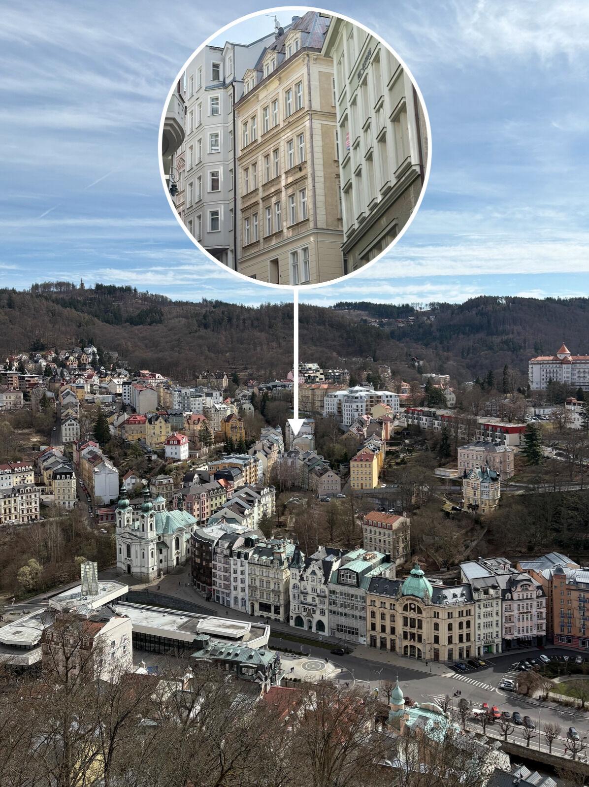 Prodej bytu 1+KK v lázeňském centru města, 19 m², ul. Moravská, Karlovy Vary