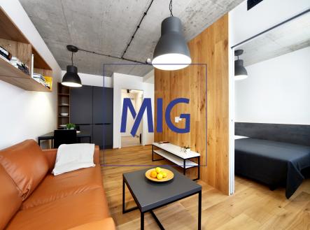 Pronájem bytu, 2+kk, 32 m²