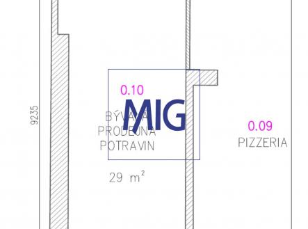 Pronájem - obchodní prostor, 29 m²