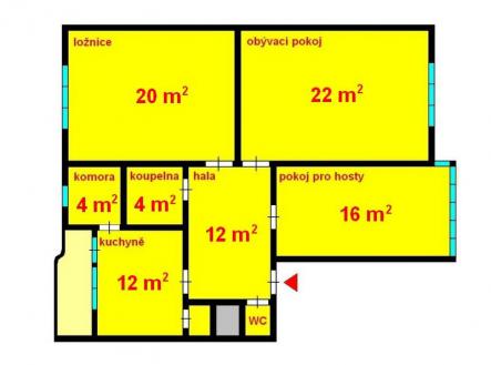 Prodej bytu, 3+1, 91 m²