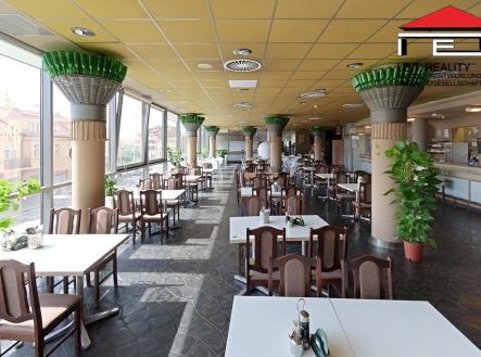 Pronájem - restaurace, 467 m²