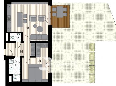 Prodej bytu, 2+kk, 60 m²