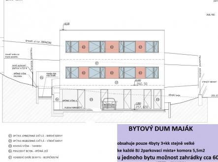 Prodej bytu, 3+kk, 55 m²