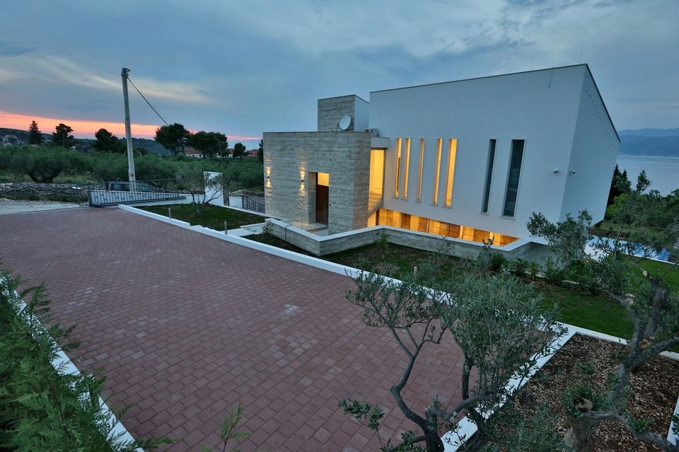 Prostorná vila 300 m2, ostrov Brač, Chorvatsko