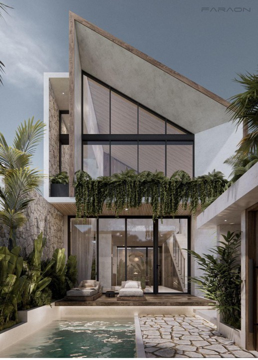 Moderní vila Balangan na Bali, 135 m2
