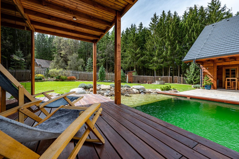 Prodej roubené chalupy 194 m2, pozemek 1001 m2, Kamenná Lhota - Borotín