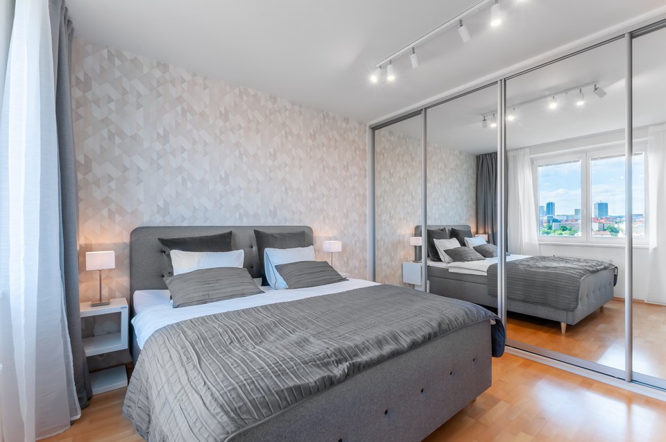 Pronájem bytu 2+kk, terasa, parkovací místo, Rezidence Zvonařka, Praha 2 - Vinohrady