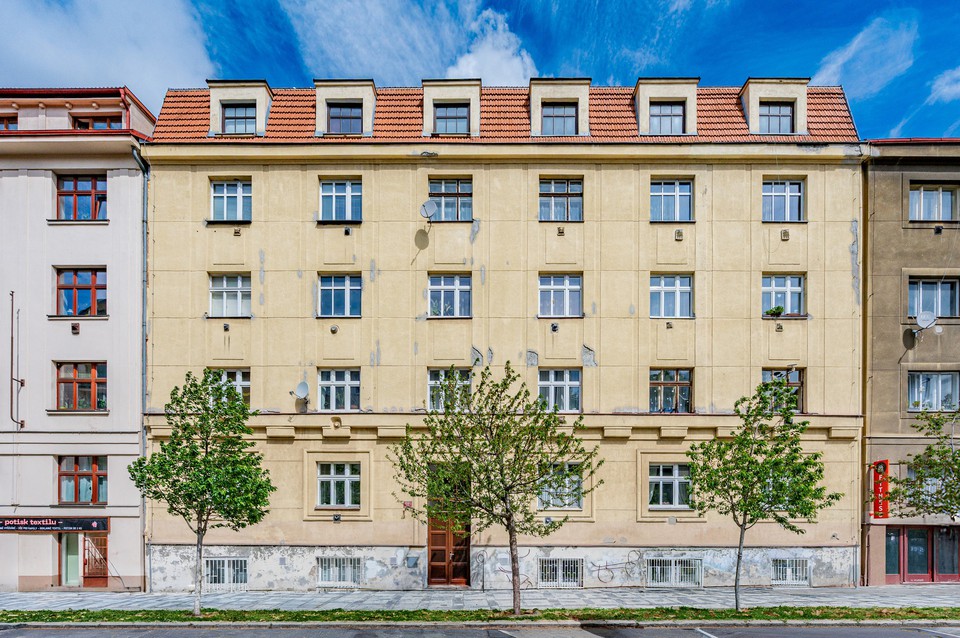 REZERVACE. Pronájem bytu 1+1, 34 m2, Jeseniova, Praha 3 - Žižkov