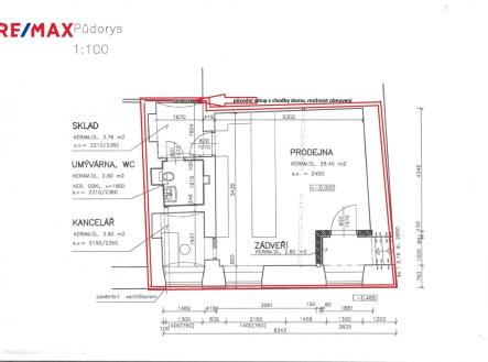Prodej obchodní prostor, 41 m²
