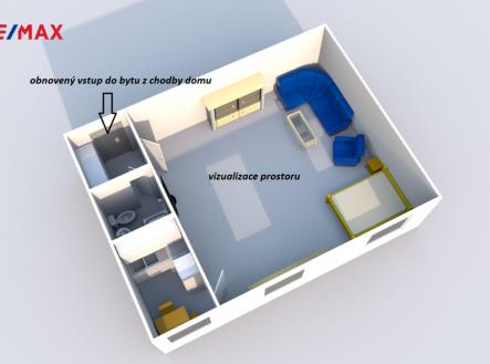 Prodej bytu, 1+1, 41 m²