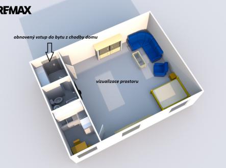 Prodej bytu, 1+1, 41 m²