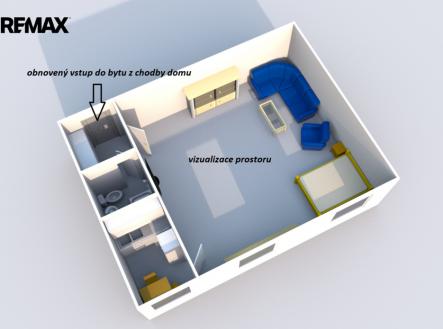 Prodej bytu, 1+1, 41 m²