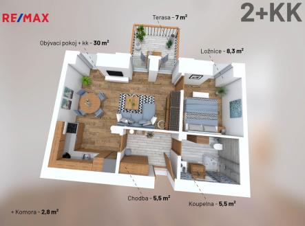 Prodej bytu, atypický, 67 m²