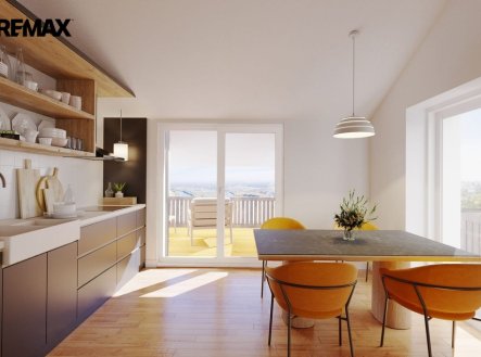 Prodej mezonetového apartmánu 3kk s terasou v Krkonoších