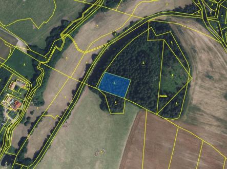 Prodej pozemku, les, 2 762 m²