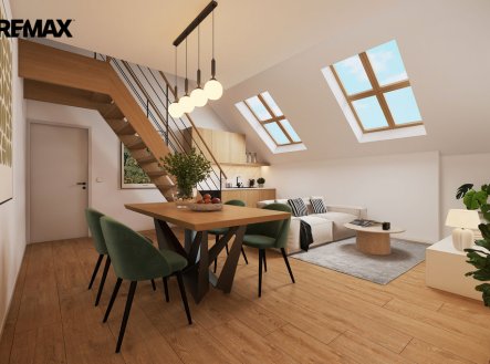Prodej mezonetu 71 m2, Praha 3 Žižkov