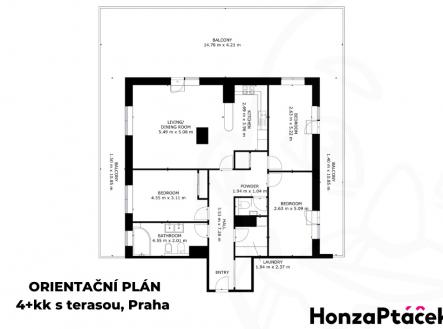 Prodej bytu, 4+kk, 114 m²