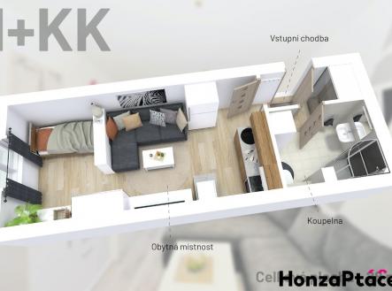 Prodej bytu, 1+kk, 28 m²