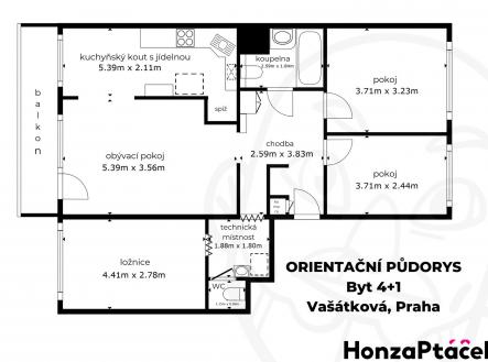 Prodej dvougeneračního bytu na Černém mostě, realitní makléř v Praze Honza Ptáček realitni