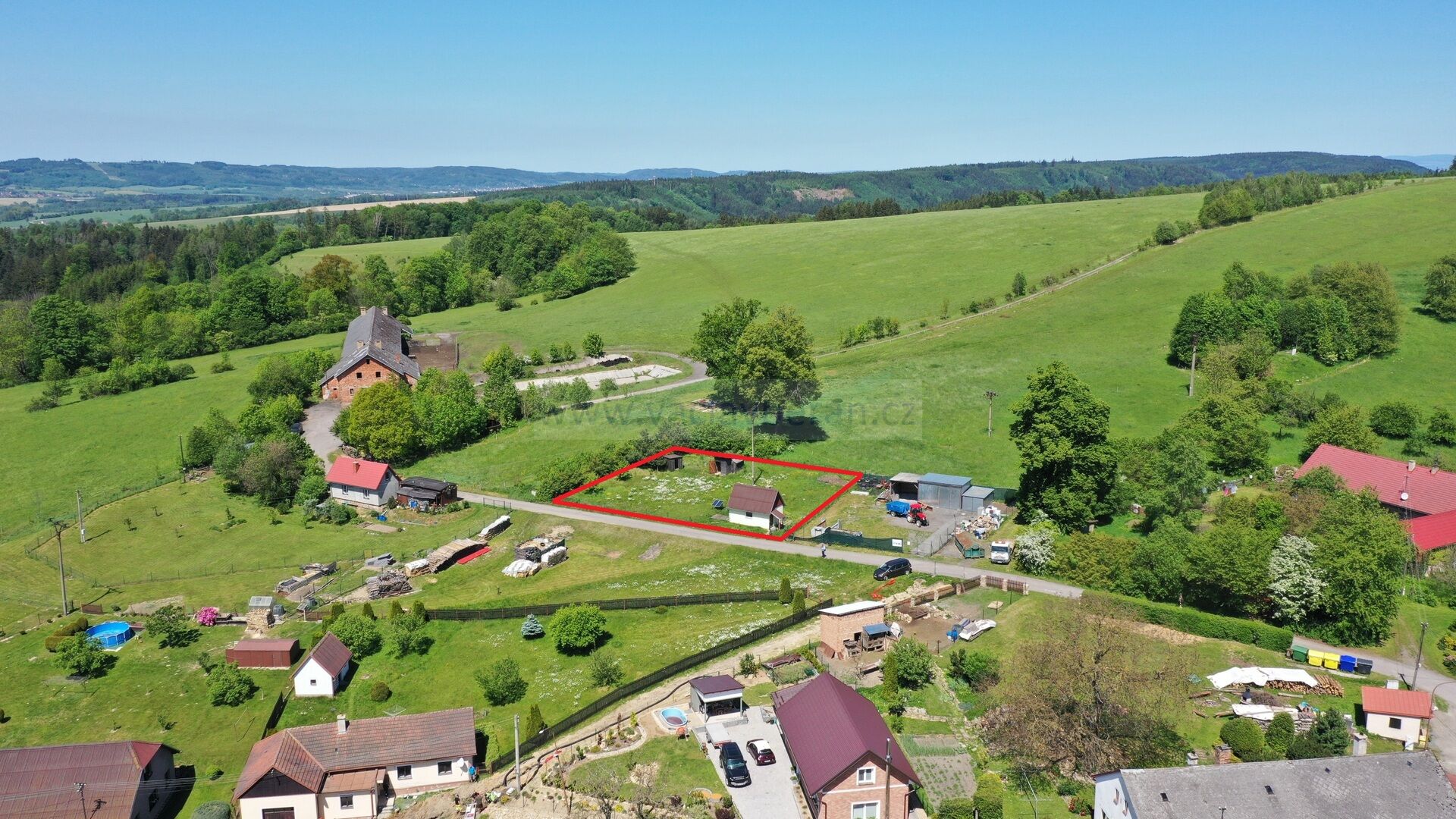 Chata 1+kk, 21m2, zahrada 985m2, Anenská Studánka