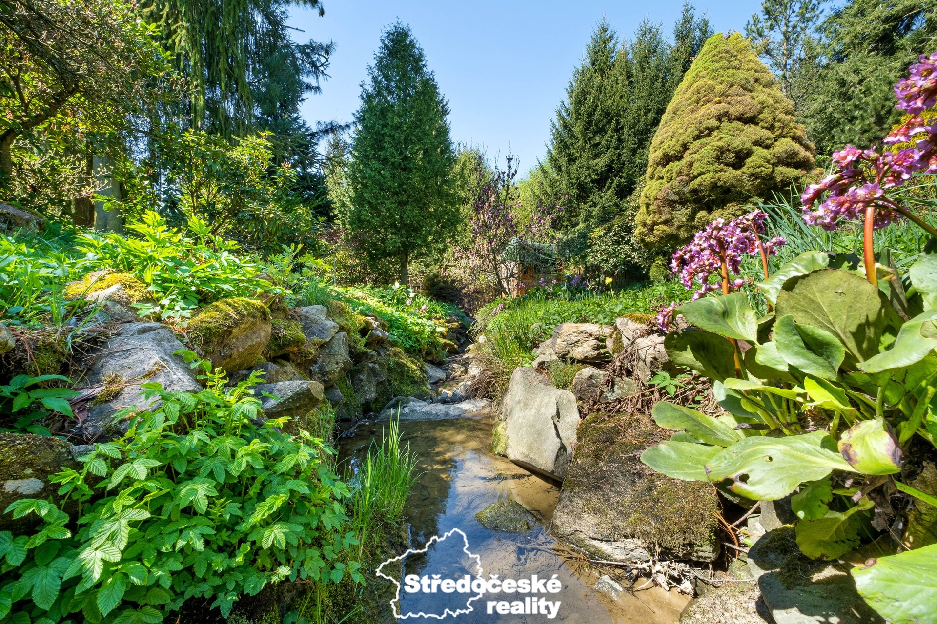 Zahrada - potok