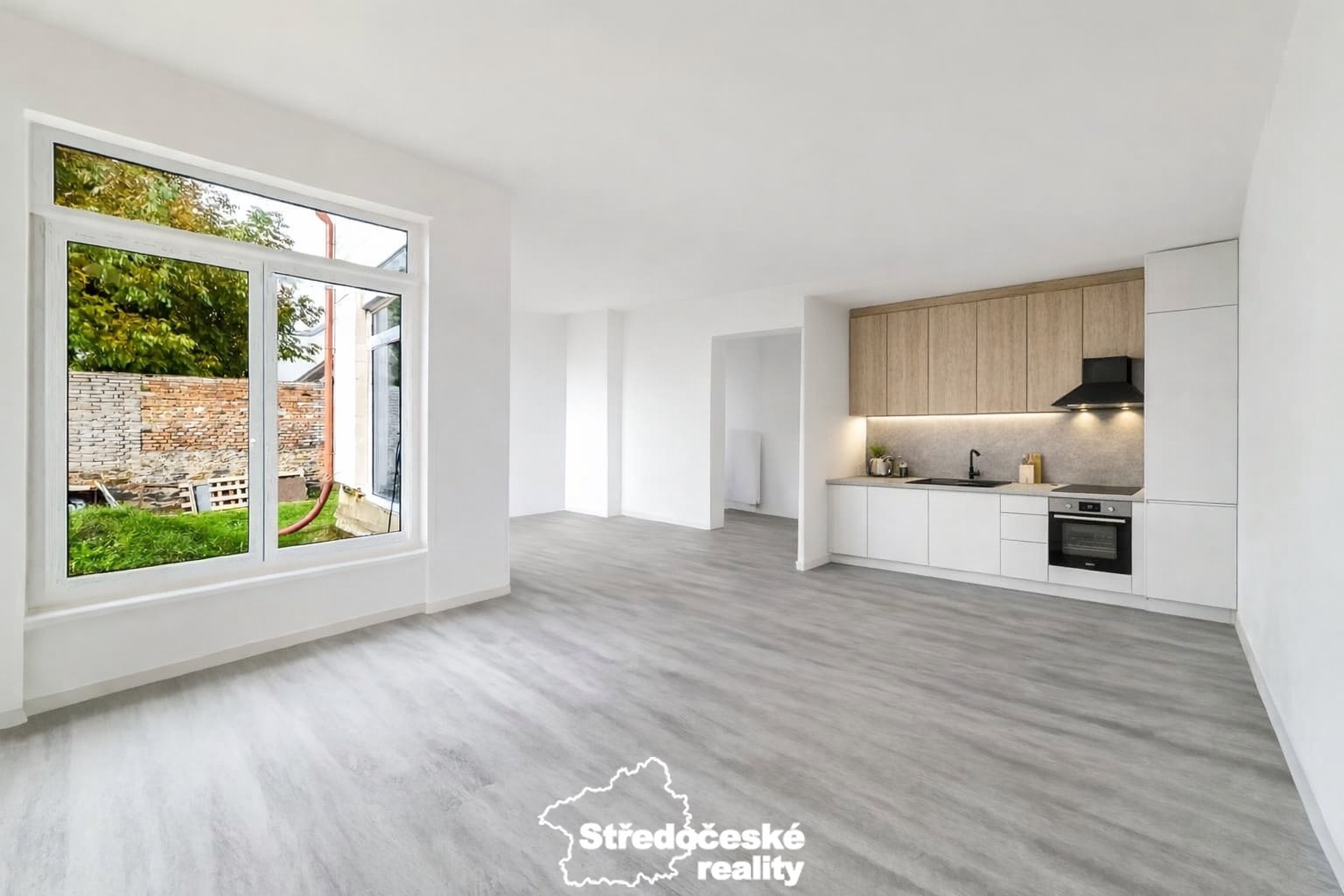 1NP obývací pokoj a kuchyň_vizualizace kuchyně