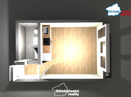 Pronájem bytu, 1+kk, 25 m²