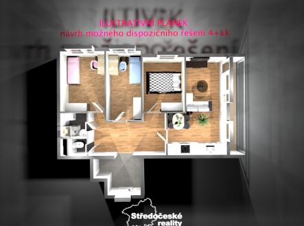Prodej bytu, 3+1, 93 m²
