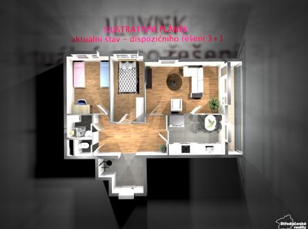 Prodej bytu, 3+1, 93 m²