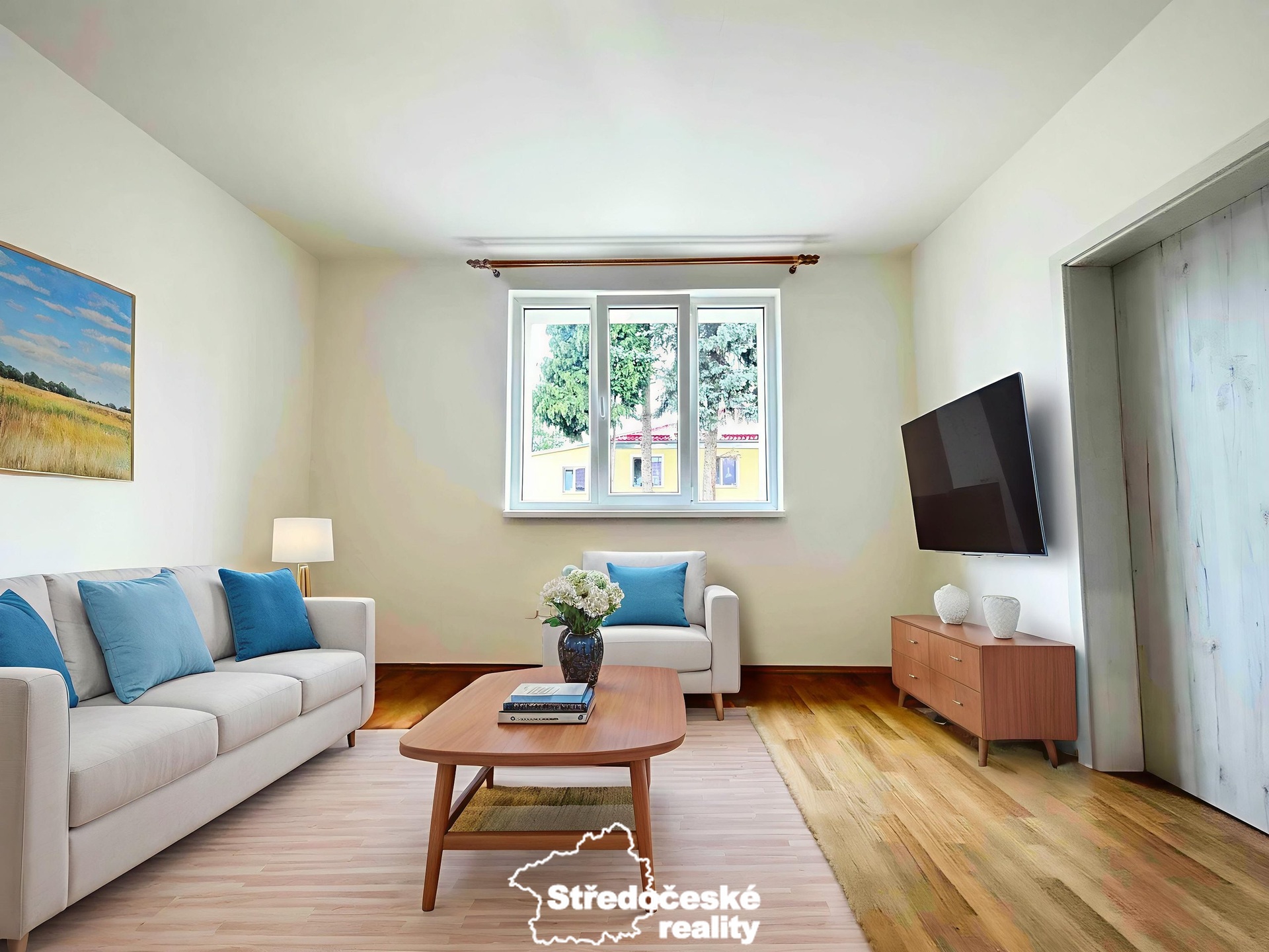 vizualizace - pokoj, byt 3 Fanda