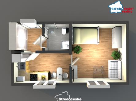 Prodej bytu, 1+1, 33 m²