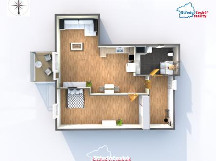 Prodej bytu, 2+kk, 50 m²