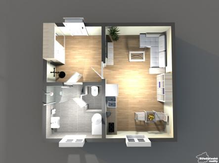 Prodej bytu, 1+kk, 38 m²