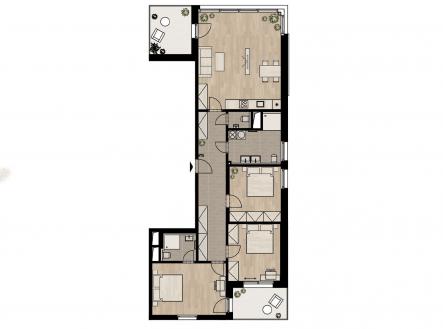 Prodej bytu, 4+kk, 112 m²