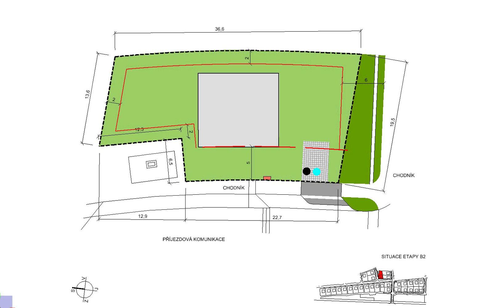 NOVÁ ETAPA ! Stavební pozemek 627 m2 v Choťánkách u Poděbrad