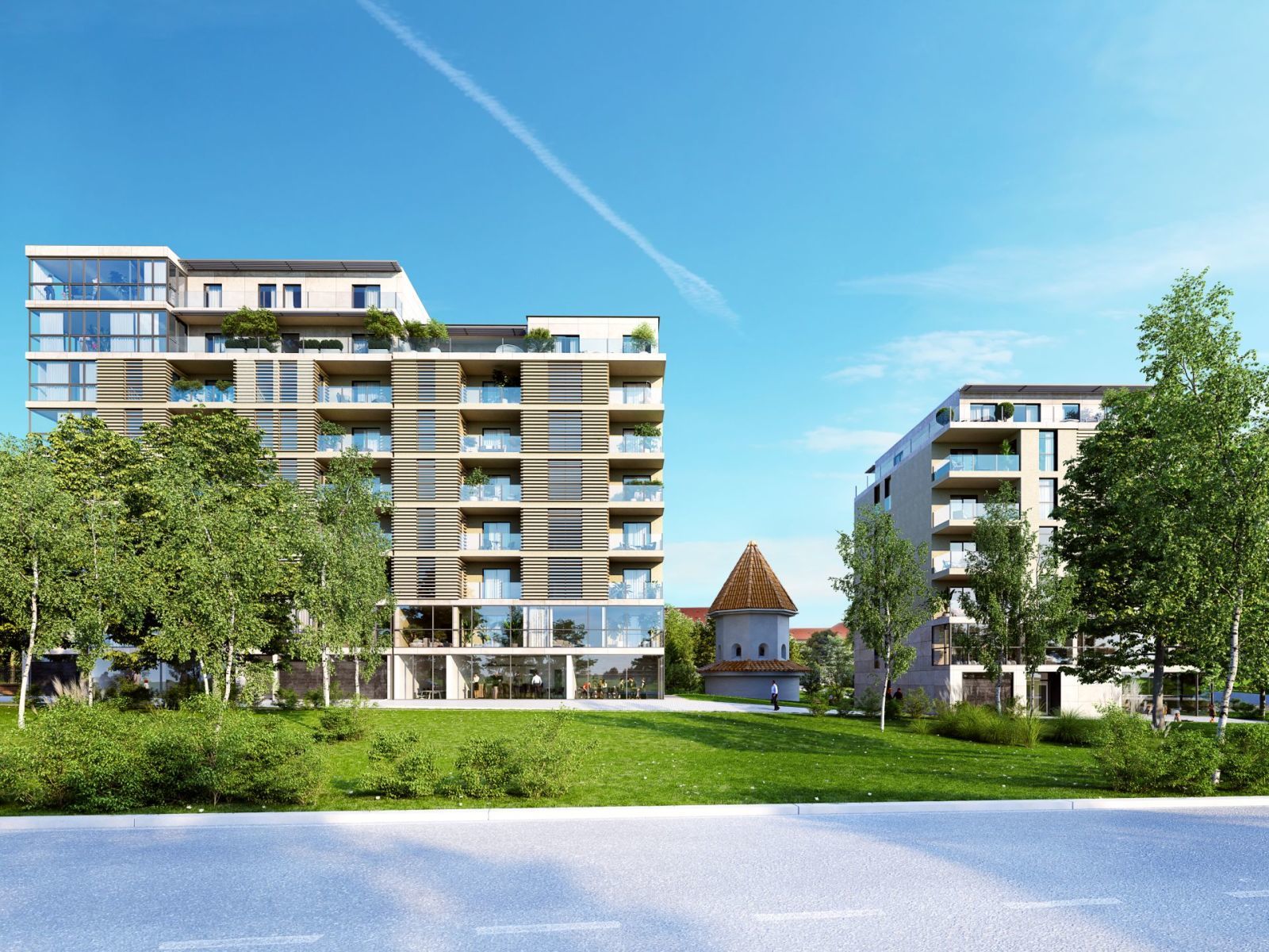 Rezidence Radimova, Penthouse 5+kk, 148,5m2, Terasa 20,2m2, zasklená lodžie 13,5m2