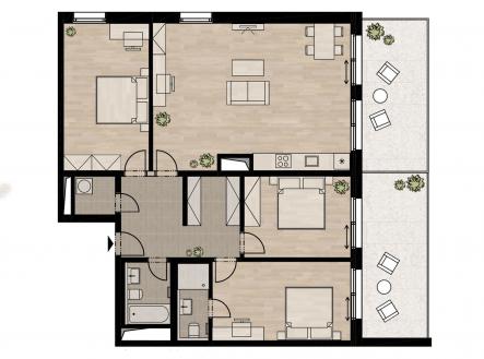 Prodej bytu, 4+kk, 119 m²